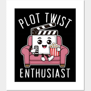 Plot Twist Enthusiast - movies lovers Posters and Art